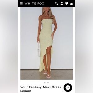 Your Fantasy Maxi Dress Lemon